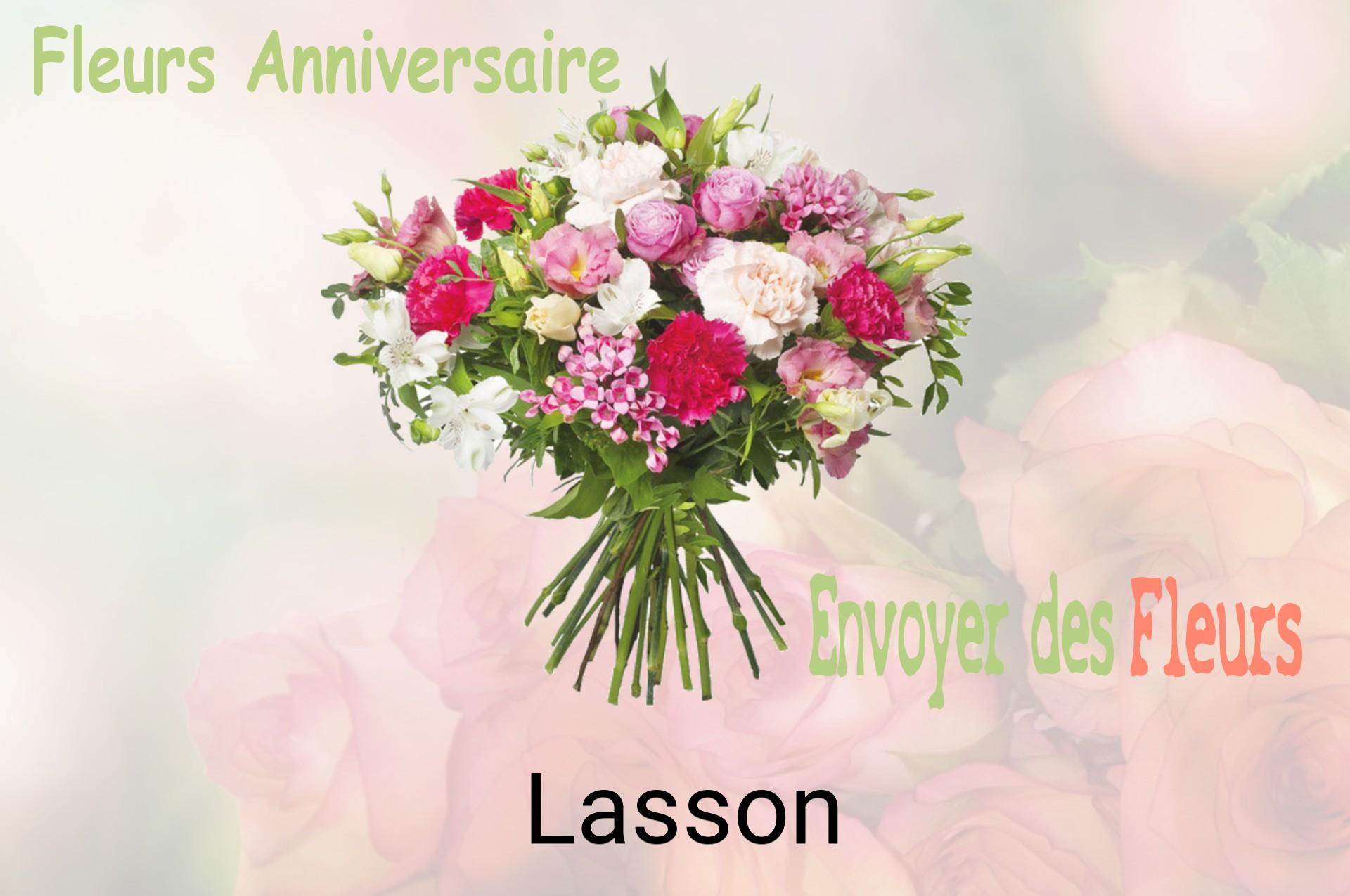 Bouquet de fleurs d’anniversaire livré à Lasson