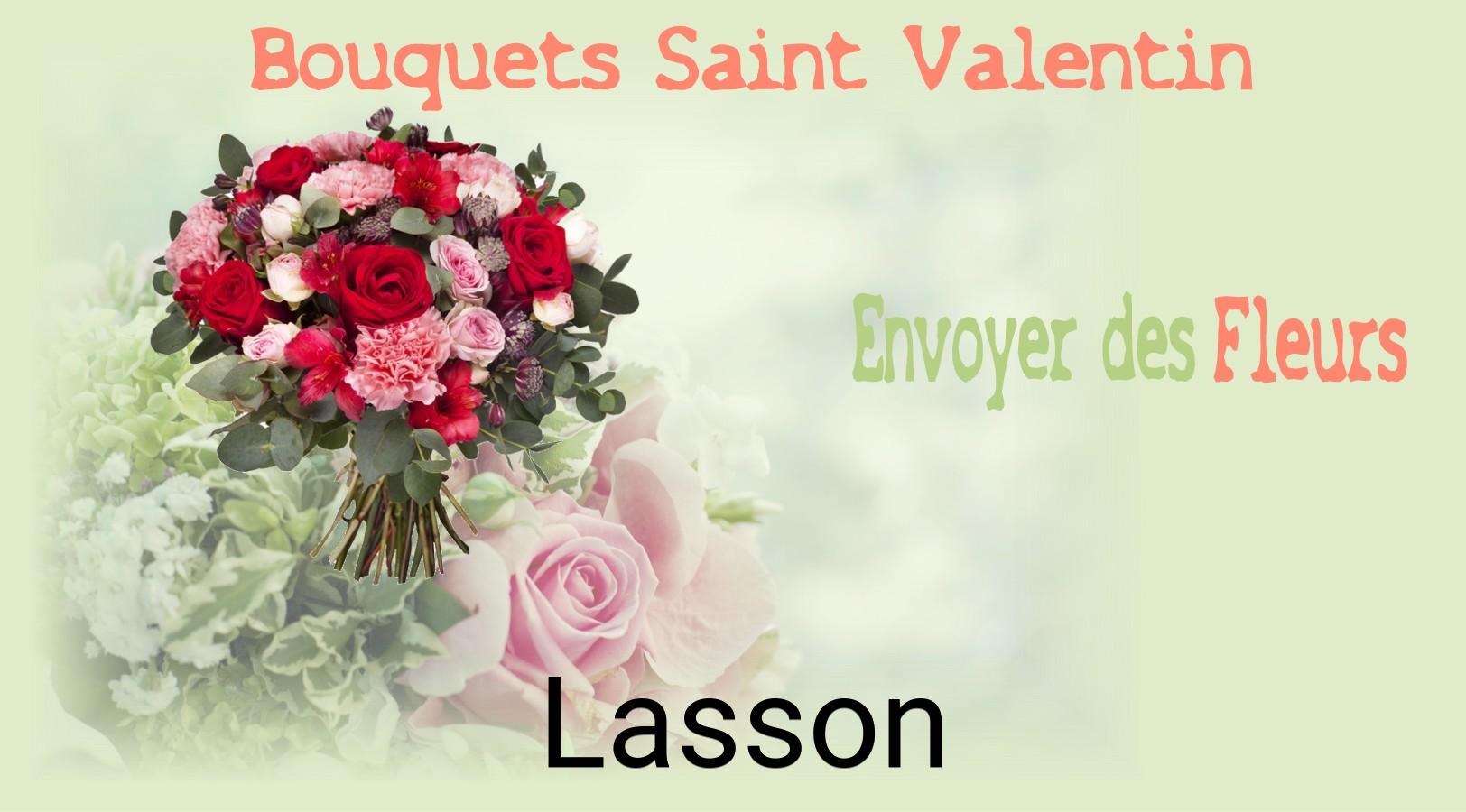 Roses de Saint-Valentin livrées à Lasson